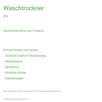 Waschtrockner