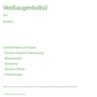 Weißaugenbülbül