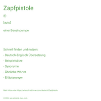 Zapfpistole