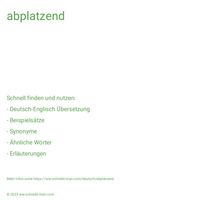 abplatzend