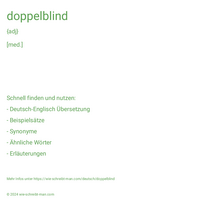 doppelblind