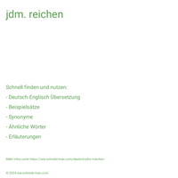 jdm. reichen