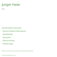 junger Hase