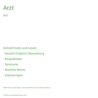 Arzt