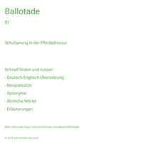 Ballotade