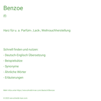 Benzoe