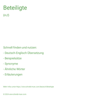 Beteiligte