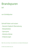 Brandspuren