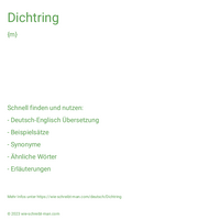 Dichtring