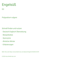 Engelsüß