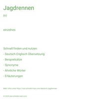 Jagdrennen