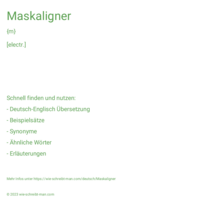 Maskaligner