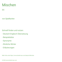 mischen