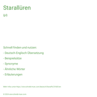 Starallüren