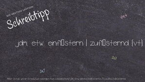 Wie schreibt man jdm. etw. einflüstern | zuflüsternd? Bedeutung, Synonym, Antonym & Zitate.