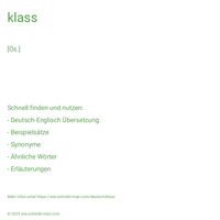 klass