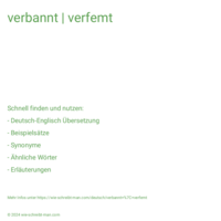 verbannt | verfemt