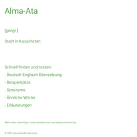 Alma-Ata