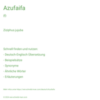 Azufaifa