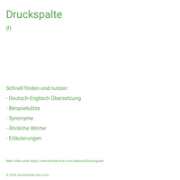 Druckspalte