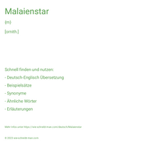 Malaienstar