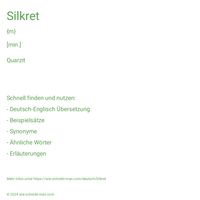 Silkret