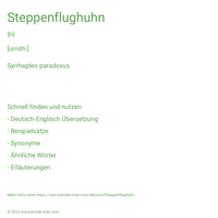 Steppenflughuhn