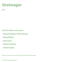 Streitwagen