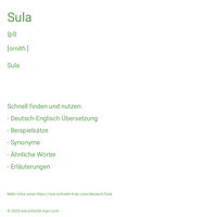 Sula