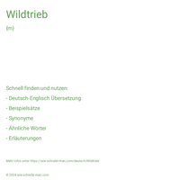 Wildtrieb