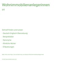 Wohnimmobilienanlegerinnen