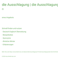 die Ausschlagung | die Ausschlagung des Vermächtnisses