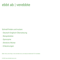 ebbt ab | verebbte