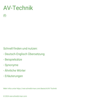 AV-Technik