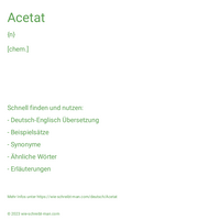 Acetat