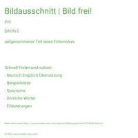 Bildausschnitt | Bild frei!