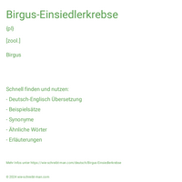 Birgus-Einsiedlerkrebse