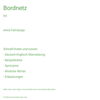 Bordnetz