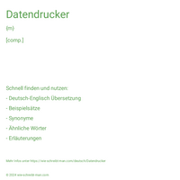 Datendrucker