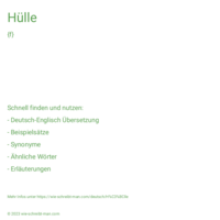 Hülle