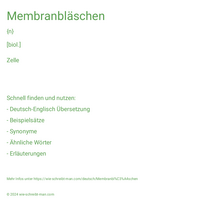 Membranbläschen