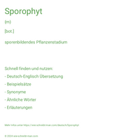 Sporophyt