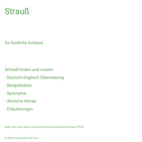 Strauß