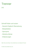 Trenner