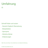 Umfahrung