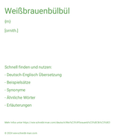 Weißbrauenbülbül