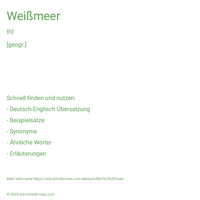 Weißmeer