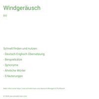 Windgeräusch