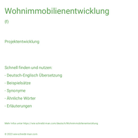 Wohnimmobilienentwicklung