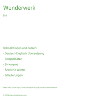 Wunderwerk